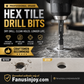 🏭Factory Direct 50% Off! 🔥Over 100,000 Sold! Professional tools, faster, more precise and easier to use.😍 Hot sale Hexagonal Shank Drill Bits for Marble /Tile /Stone