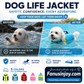 🔥Summer Special 50% Off！🐕💦Keep Your Dog Safe While Playing In Water 🔥High Buoyancy Dog Life Jacket