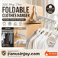 🎉🎉Buy One Get One Free！🥼Hang clothes anywhere you want！Portable Foldable Clothes Hanger