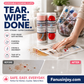 💥Super discount! Super strong cleaning powe.Tearable Microfiber Cleaning Rag Roll