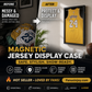 🏀 Best display! ✨️Make all your friends envy you! Wooden Jersey Display Frame with Magnetic Door