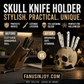 💥Limited Time 50% Off! Creative Skull Resin Knife Holder