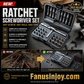 🔩 Factory Direct 50% Off 🔥Over 100,000 Sold! 🛠️Freely assemble to solve all tool troubles 🛠️ 24-in-1 screwdriver set – Magnetic, compact, and portable