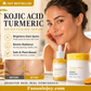 🔥Limited time 50% off！👱‍♀️Wipe away impurities instantly for bright, smooth skin！Kojic Acid Turmeric Brightening Serum