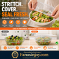 🔥Limited time  50% off！🥗Say goodbye to troublesome traditional cling film! 🍽️ Disposable Stretch Bowl Covers – Keep Food Fresh & Protected Easily
