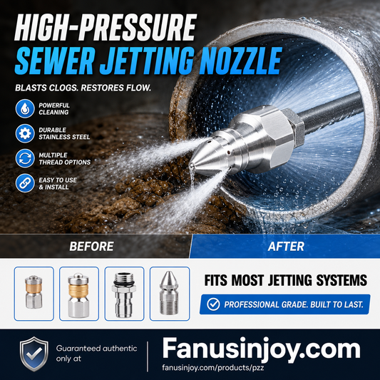 🔥Limited Time 50% OFF！🩺Chemical formula reagent, unclog blockages in one click！🔧High-Pressure Rotating Sewer Jetting Nozzle