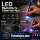 ✨️Holiday Special 50% Off！💎Essential Tool For DIY Lovers！👩🏻‍🎨Portable LED Diamond Art Pen