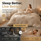 💥50% OFF!😴 Bring you cozy deep sleep!Elegant Pinch Pleat Duvet Cover Set