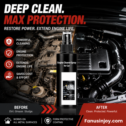 🔥It has sold over 100,000 units and is also being used by repair shops.🚗Engine cleaning is not troublesome at all-Engine Cleaner Spray for Car
