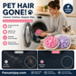 💥No more dirty washing machines, pet hair and human hair stuck all over your clothes!Reusable Floating Washing Machine Lint Catcher