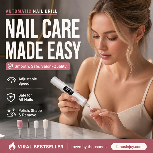 💅Super big discount! You can take care of your nails at home.Professional Electric Nail Polisher