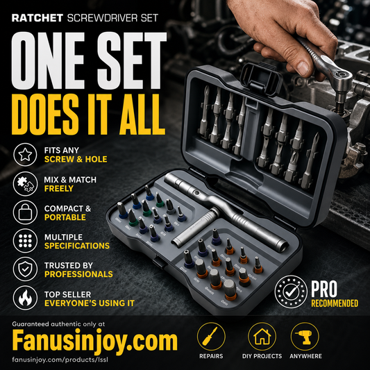 🔩 Factory Direct 50% Off 🔥Over 100,000 Sold! 🛠️Freely assemble to solve all tool troubles 🛠️ 24-in-1 screwdriver set – Magnetic, compact, and portable