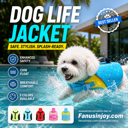 🔥Summer Special 50% Off！🐕💦Keep Your Dog Safe While Playing In Water 🔥High Buoyancy Dog Life Jacket