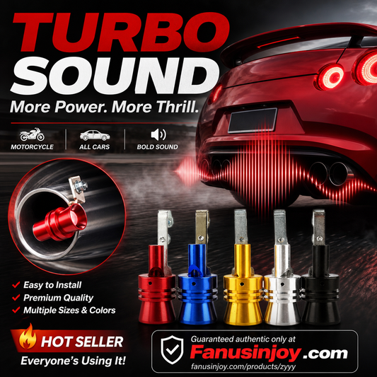 ✨️Special Surprise Offer 🔥Buy 3 Get 2 Free! 🚘Look cooler and enjoy a more comfortable drive!🔥Great car accessories！🚘Exhaust Pipe Turbo Sound Whistle