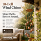 🎁50% Off For 2026 New Arrival！🔥High‑end decor to soothe your mood and comfort your soul！🔔Rotating Metal Bell Wind Chime