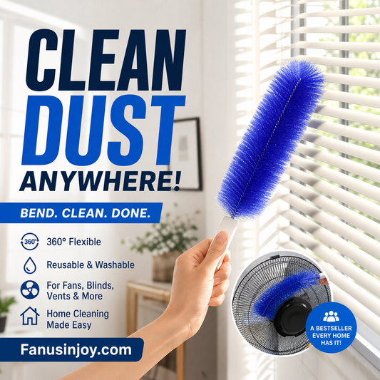 🔥Last Day Sale: 50% OFF🔥 90° Flexible Microfiber Ceiling & Fan Dust Magnet