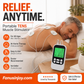 💥Amazing Discount! 🏥Enjoy hospital-grade physiotherapy massage at home! 💆‍♀️Portable Dual Channel TENS Unit Muscle Stimulator