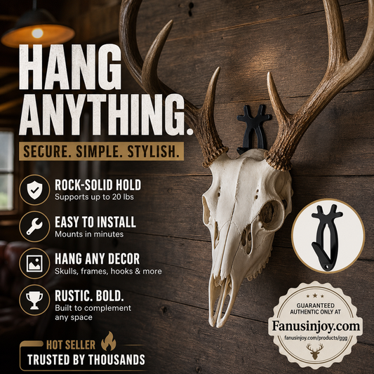 🚨Limited Time 50% Off 🎄🦌Christmas European Mount Skull Wall Hanger Hook