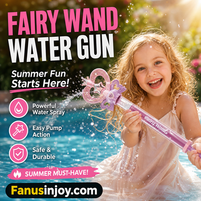 ✨️Limited time 50% off! 🔮Summer essential! You are the water fairy! Kids' Pump-Action Fairy Wand Water Gun