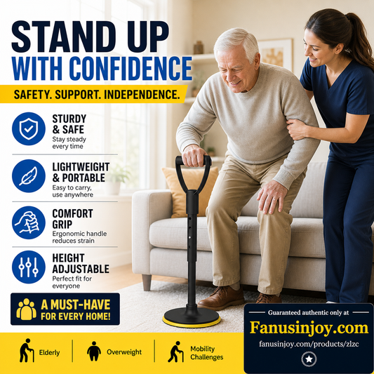 📢Limited‑time 50% Off! 🚶‍♀️Hard to stand? 🚶‍♂️Unsteady when walking? ✨Assistive gadget suitable for men, women, the elderly and kids! ⏰Adjustable Height Standing Aid Tool for Mobility Support