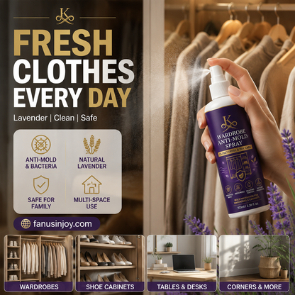 💥Explosive discount！Mold, go away! Keep it clean!Wardrobe Anti-Mold Spray Moisture Control Closet Deodorizer