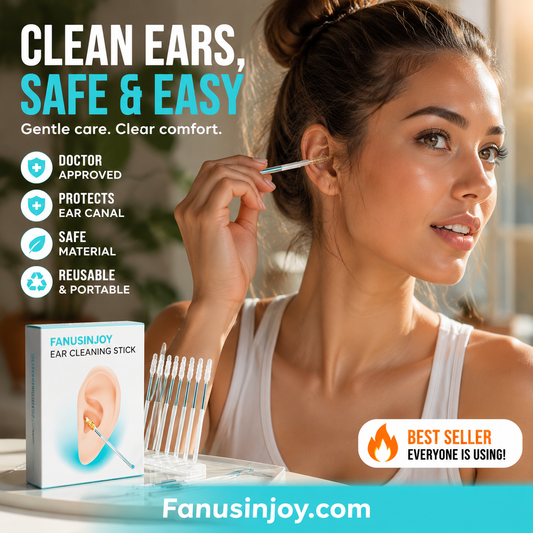 🔥Buy 3 Get 2 Free! 👩‍⚕️👂Doctor certified to protect ear canal health!Adhesive Ear Wax Removal Tool Kit
