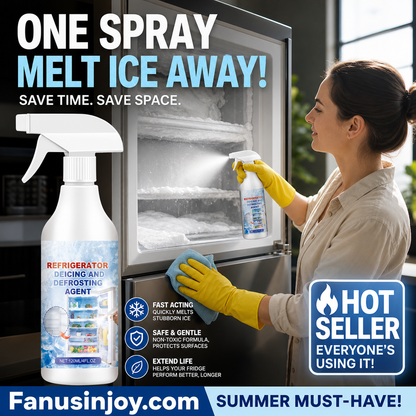 💥Buy 3 Get 2 Free! ❄️Save your fridge! Fridge Freezer De-Icer Spray