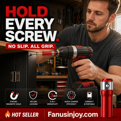 🔥Limited Time 50% OFF! 🛠️Certified by professional craftsmen! 3-in-1 Screwdriver Bit Magnetizer