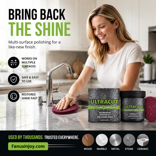 🎇Buy one, get one free! 🔥Bestseller - Sold 100,000 units! Give your furniture a fresh new look!All-in-One Surface Restoration Polish with Pad
