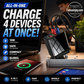 🔥Limited time 50% off！🔋4-in-1 charger for flexible charging！🔌Universal 4-in-1 USB Power Adapter