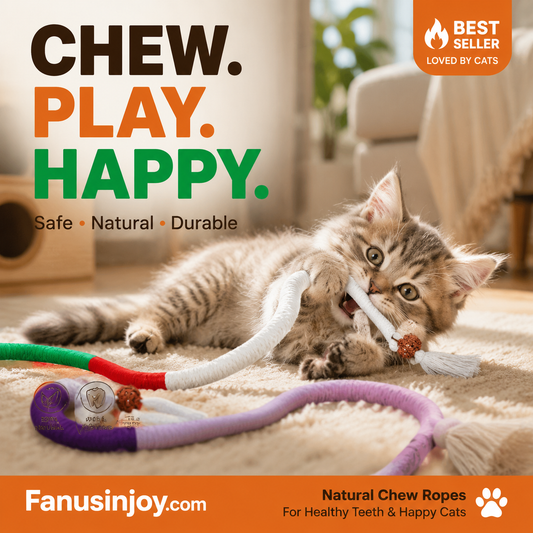 🔥Limited time 50% off！🐈Natural instinct toys for furry friends！cat toys chew ropes