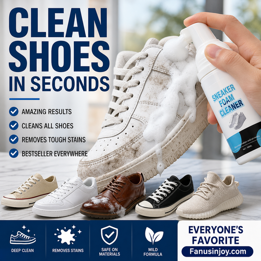 💥Surprise 50% Off! 🔮Is this magic? 👟White shoes clean with one wipeWater-free Instant Sneaker Cleaner