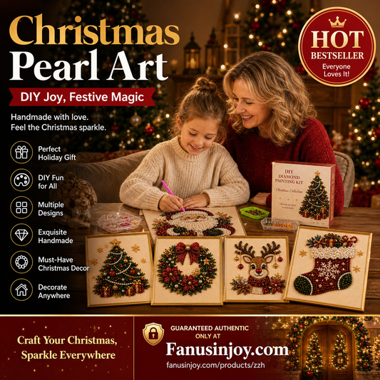 🎄🎊Christmas Special 50% Off! 🎅Boost your Christmas atmosphere! 🦌Favorite for DIY lovers!💎DIY Christmas Pearl Art Kit