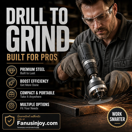 🏭Factory Special 🔥50% Off！🛠️Faster, smoother and easier to use！Heavy Duty Drill to Angle Grinder Adapter