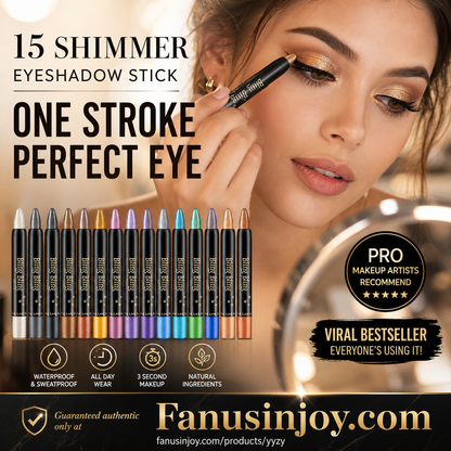 🎉Hot Sale 100,000 Units🔥 50% Off！💄Create perfect eye makeup in 3 seconds!🎉15 Color Highlighter Eyeshadow Pencil Waterproof Glitter Eye Shadow Eyeliner Pen