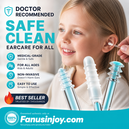 👂50% OFF NOW ! ✨Double‑Ended Ear Wax Removal Swabs – Safe Spiral Ear Cleaning Tool