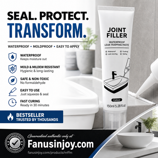 📢📢Amazing 50% Off！🔥50,000 Units Sold！💦Waterproof & Sealed！🏠Refresh Your Home ⏰Multi-Purpose Waterproof Joint Filler
