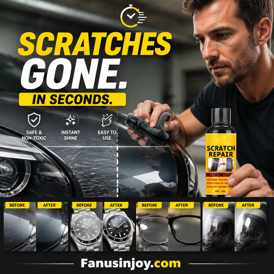 ✨One wipe restores brand-new shine! Erases all scratches and aging marks! Multifunctional Scratch Repair Polish
