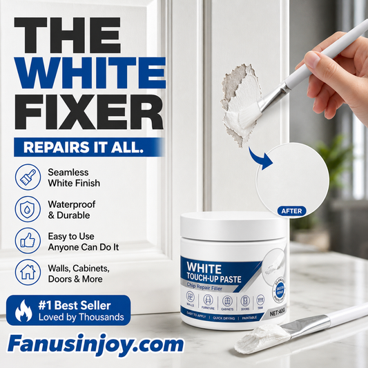 🔥50% OFF Limited Time！🛠️Restore All Your White Furniture！🤍White Furniture Touch-Up Paste with Brush
