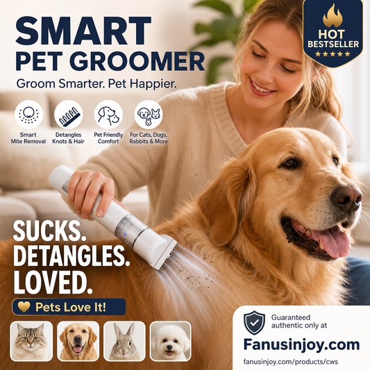 ✨️Surprise 50% off！🐈🐕Keep your furry friends away from mites, fleas and tangled fur！lectric Pet Groomina Comb