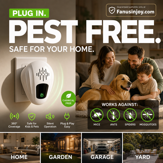 🔥50% Limited Discount！🐀🦟Effectively repel mosquitoes and rodents！Ultrasonic Mice and Mosquito Repeller