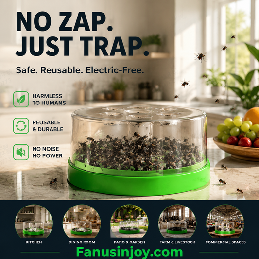 🔥50% OFF! No more annoying mosquito bites-Reusable Non-Electric Fly Trap