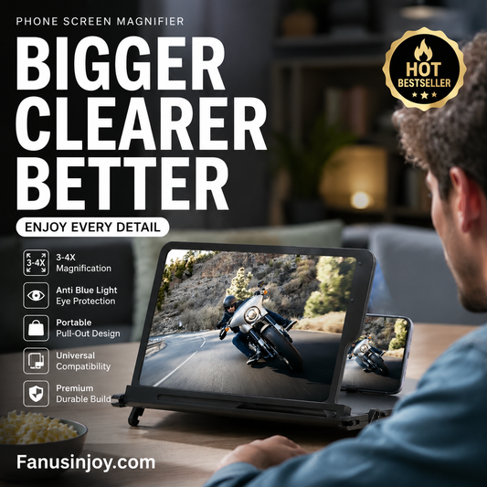 🔥Come and enjoy your visual feast! 🎬Portable Mobile Phone Screen Magnifier