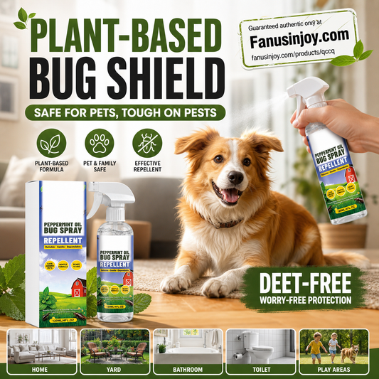 ✨Amazing 50% Off！🦟Keep annoying insects away！🐈🐕Safe for humans and pets!⏰Plant-based Insect Repellent Spray🐕🐱
