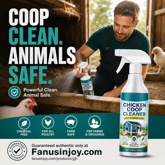 🔥Amazing 50% OFF！🏡Essential for farms, orchards！🐔Chicken Coop Cleaner Spray-🧽Sponge included with every item!