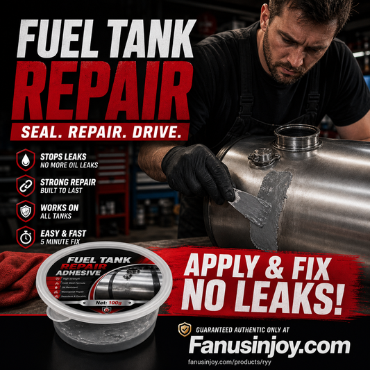 🔧 LIMITED-TIME 50% OFF! Fuel Tank Repair Adhesive, Oil & Heat Resistant Waterproof Putty for Metal Fuel Tank Leak Repair