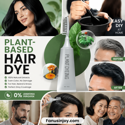 🔥Buy 3 get 2 free🔥The black and lustrous hair is so beautiful-Plant-Based Comb Hair Dye