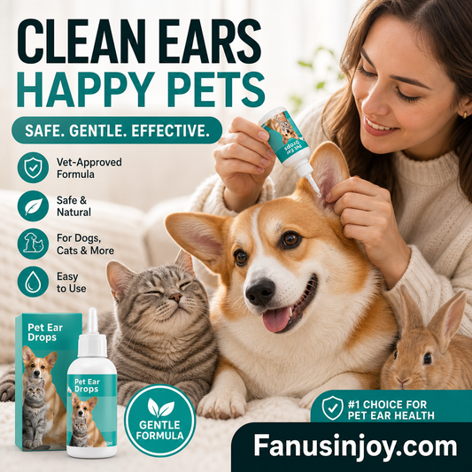 Flash sale!🐱🐶Maintaining the ear canal health of your pet dog is very important!Gentle Pet Ear Cleaner Drops