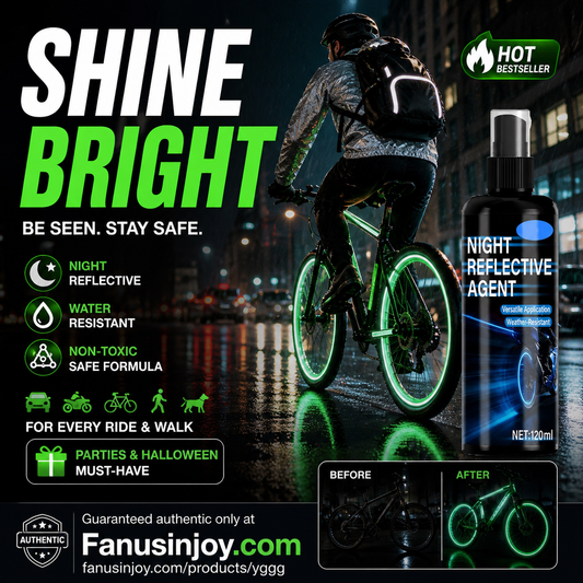 🔥2026 New Arrival Limited‑Time 💥50% Off！ 🎆Cool, Safe & Eye‑Catching！🔆Turn Almost Anything Glow‑in‑the‑Dark!Multipurpose Night Reflective Spray