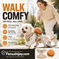 ⏳Limited-time 50% off⏰ Offer your furry friend a comfortable travel experience!🦮Cute Hamburger Pet Harness and Leash Set with Mini Backpack🍔🦮